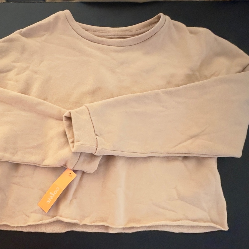 Wild Fable Beige Long Sleeve Top